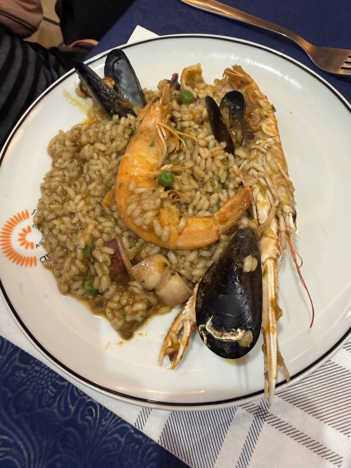 Arròs a la marinera at Arrosseria Antoni Rubies