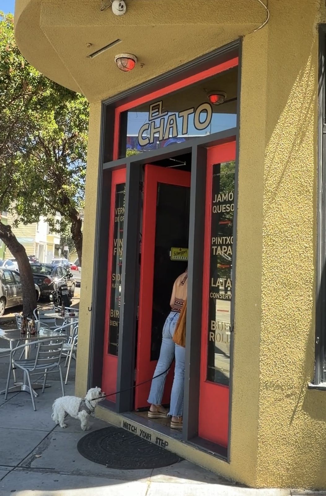 El Chato storefront on the corner of Bryant and 21st