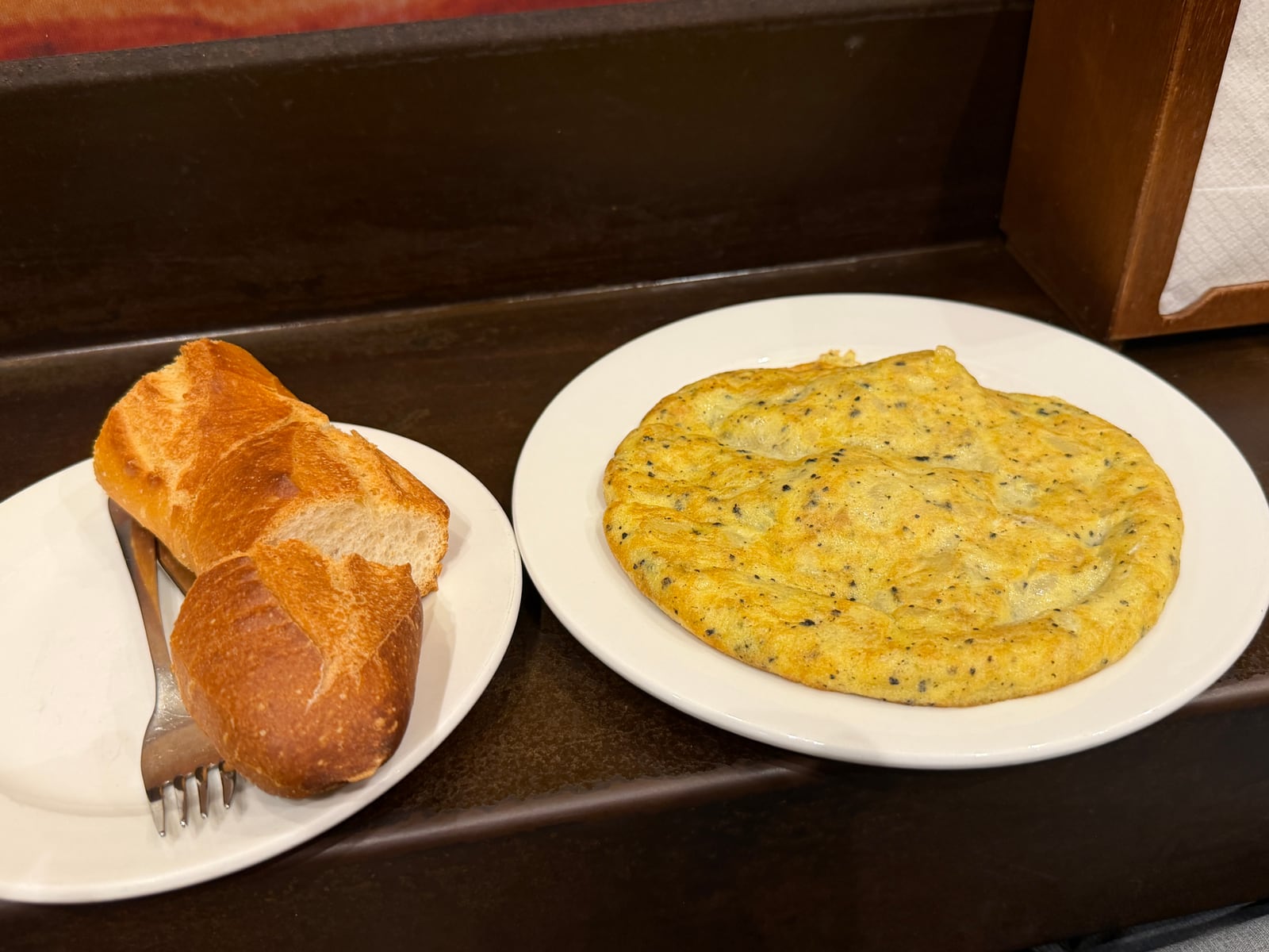 Tortilla con trufa at La Espiga